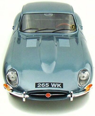 لعبة سيارة جاكوار E-Type كوبيه من Bburago 1961، باللون الأزرق 12044 - مقياس 1/18 in Saudi Arabia