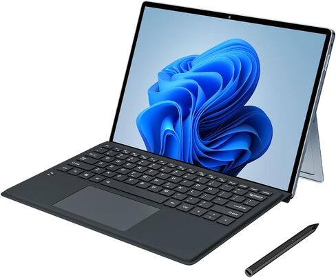 كمبيوتر محمول KUU 2 في 1 بشاشة تعمل باللمس، ذاكرة وصول عشوائي LPDDR5X سعة 16 جيجابايت و1 تيرابايت PCIe SSD، وحدة المعالجة المركزية Core I7-1255U، شاشة 13 بوصة 2K IPS، WiFI6، BT5.0، كمبيوتر محمول Windows 11 مع لوحة مفاتيح بإضاءة خلفية مغناطيسية قابلة للفصل in Kuwait