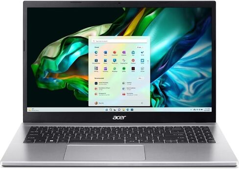 acer Aspire 3 15 Laptop, 15.6’’ FHD (1920 x 1080) Display, AMD Ryzen 7 5700U, 32GB RAM, 1TB SSD, Wi-Fi 6, Bluetooth, AMD Radeon Graphics, Windows 11 Home, Silver with Accessories in Saudi Arabia