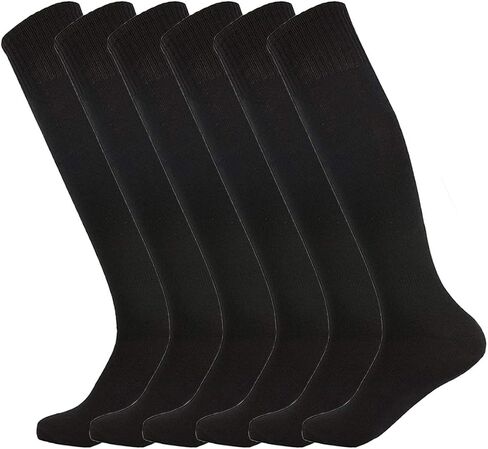 Long baseball Soccer Socks, High Elastic Grippy Tough Colorfull for Men Women 3/6/10 Pairs in Saudi Arabia
