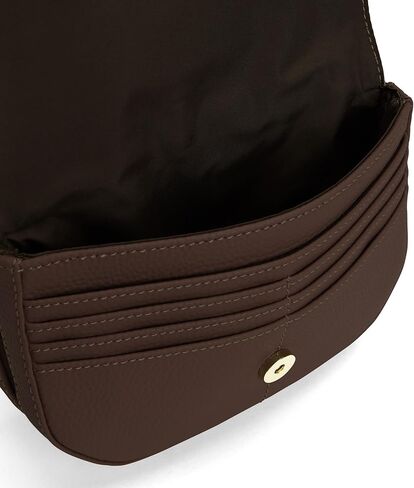 حقائب يد نباتية من Matt & Nat، حقيبة Buda Crossbody، بلون الشوكولاتة (بني) - حقائب وحقائب مصممة، لم يتم الإساءة إلى الحيوانات لتصنيعها، ولم يتم الإساءة إلى الحيوانات في تصنيعها، وإعادة التدوير in Kuwait