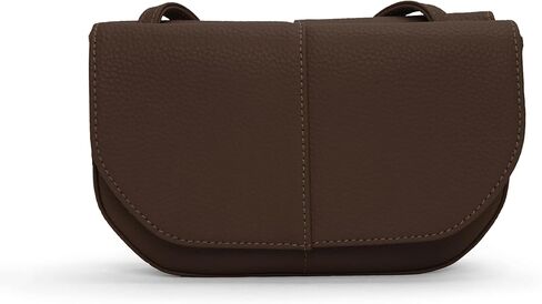 حقائب يد نباتية من Matt & Nat، حقيبة Buda Crossbody، بلون الشوكولاتة (بني) - حقائب وحقائب مصممة، لم يتم الإساءة إلى الحيوانات لتصنيعها، ولم يتم الإساءة إلى الحيوانات في تصنيعها، وإعادة التدوير in Kuwait