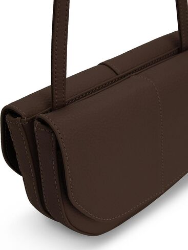 حقائب يد نباتية من Matt & Nat، حقيبة Buda Crossbody، بلون الشوكولاتة (بني) - حقائب وحقائب مصممة، لم يتم الإساءة إلى الحيوانات لتصنيعها، ولم يتم الإساءة إلى الحيوانات في تصنيعها، وإعادة التدوير in Kuwait
