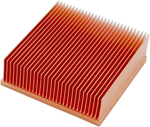 Pure Copper Heatsink 2.36 x 2.36 x 0.79 inch / 60 x 60 x 20 mm Skiving Fin Heat Sink Radiator for Electronic CHIP LED Cooling in Saudi Arabia