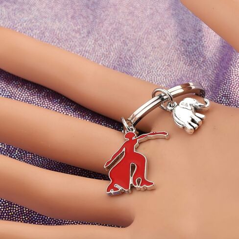 Sorority Gifts Elephant Charm Key Chain Jewelry for For Women Girls in Saudi Arabia