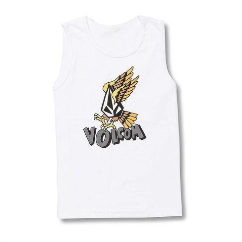 تي شيرت Volcom Little Boys Air Strike Basic Fit بدون أكمام in Saudi Arabia