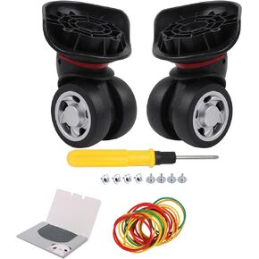 Bstinay W055 قطعتان من عجلات استبدال الأمتعة الدوارة اليسرى واليمنى مع أشرطة مطاطية in Kuwait