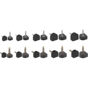 10 Pairs High Heel Replacement Tips Kit 8/9/10/11/12mm U Shaped Shoes Heel Repair Protectors Caps Dowels for High Heel Shoes, Beige