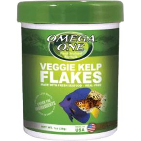 Omega One Veggie Flakes with Kelp 5.3 oz Container in Kuwait