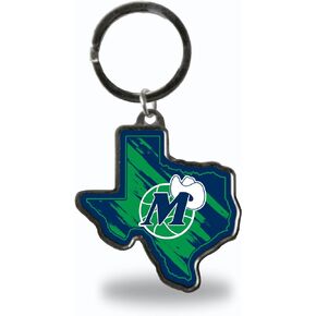 Rico Industries NBA Dallas Mavericks State Shape Keychain