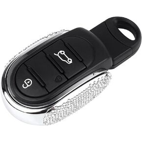 Key Fob Cover Shell Car Accessories Metal Chrome U-shaped Key Case for Mini Cooper 3rd Gen F54 F55 F56 F57 F60