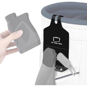 Golf Bag Metal Landing Pad- Golf Bag Attachment for Magnetic Products, Metal Bag Clip Easily Access Magnetic Golf Accessories with Convenient Positioning on Your Golf Bag