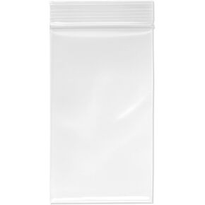 Plymor 3" x 5" (Pack of 100), 6 Mil Industrial Duty Zipper Reclosable Plastic Bags
