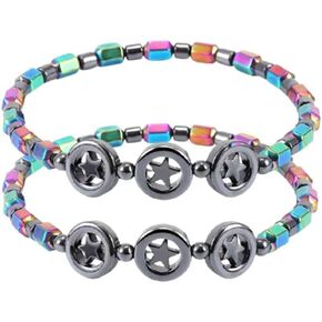 Anti Anxiety Magnetic Slim Hematite Anklet Natural Magnetic Obsidian Chakra Anklets