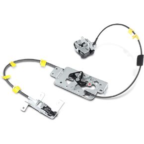 A-Premium Rear Left Driver Door Lock Latch & Cable Compatible with Ford F-150 2004-2008, Extended Cab Pickup - Upper and Lower Door Latch Assembly with Cable, Replace# 6L3Z18264A01B, 6L3Z-18264A01-B