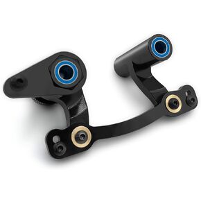 RC Steering Rod Link Pole Kit Aluminum Steering Assembly & Bell Crank Compatible with Arrma 1/7 Felonyrc Infraction V2 6S RC Car Steering Servo Saver Upgrades Parts