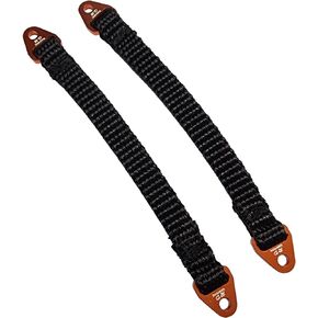 100mm Suspension Damper Travel Limit Straps for Axial RC Crawler Wraith XR10 Yeti Vaterra Ascender K5 Blazer AX10 AX-10 Ridgecrest EXO SCX10 - Orange