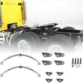 Leaf Type Suspension, Rear Leaf Type Suspension Set High Simulation Steel RC Vehicle Parts RC Car Leaf Spring Kit, RC Leaf Type Suspension, RC Vehicle for 1/14 RC Truck