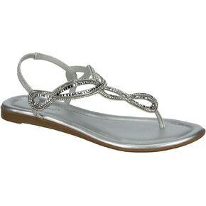 XAPPEAL Akia - صنادل نسائية بحزام الكاحل المضفر Gladiator Thong Flip Flop