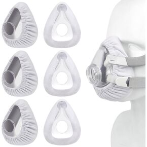 Medihealer CPAP Mask Liners(S) Compatible with AirFit F20 & AirTouch F20 for Reducing Red Marks, Soft Reusable Mask Covers， NOT for Mirage Quattro and F30 Mask - Pack of 6