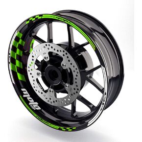 17 inch Rim Stickers Decals Compatible with CBR1000RR CBR600RR CBR650F CB500R CB1000R CB600F CB500X Red in Kuwait