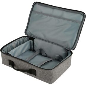 حقيبة جهاز عرض زونات، حقيبة حمل للسفر لجهاز العرض، حقيبة يد محمولة لجهاز العرض مع حزام ثابت قابل للتعديل وفواصل لجهاز العرض الصغير والملحقات in Kuwait