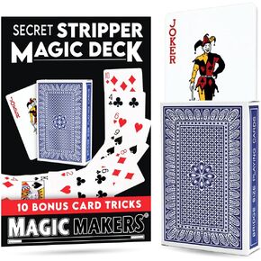 Secret Stripper Magic Deck Trick with 10 Bonus Card Tricks