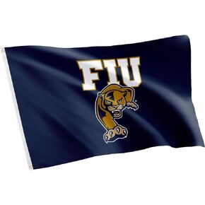 Desert Cactus Florida International University Flag Panthers FIU Flags Banners 100% Polyester Indoor Outdoor 3x5 (Style 1)
