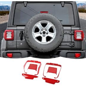 RT-TCZ Tail Light Lamp Cover Guard Trim Frame Bezels Decoration Accessories for Jeep Wrangler JL JLU 2018-2023,Blue