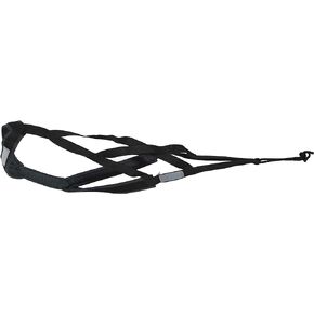 Neewa X-Back Racing Harness - X-Large, Black | High-Performance, Reflective Gear for Slim, Long-Bodied Dogs | Suitable for Canicross, Skijoring | Neck 19in, Chest 34in, Back 27in