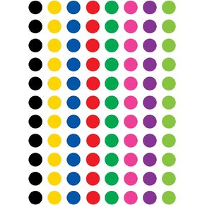 Teacher Created Resources Colorful Circles Mini Stickers Value Pack, Multi Color (4743)