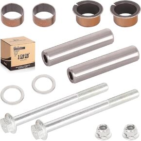 10L0L Golf Cart Spindle Kingpin Bushings Kit for EZGO RXV 2008-up, EZGO 2FIVE 2010-2013 Electric, OEM# 614034 632925 632926, 2 Pack
