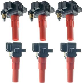 YHTAUTO Set of 6 Ignition Coil Pack Replacement for Subaru B9 Tribeca 2006-2007, Legacy 2008-2009, Outback 2001-2009, Tribeca 2008-2009 3.0L 3.6L H6 Replace 22433-AA441