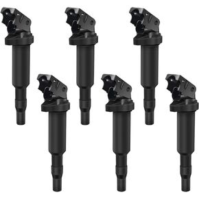 MAS Ignition Coil Pack Set of 6 Compatible with BMW 325Ci 328i 330Ci 528i 530i 535i 740Li X3 X5 X6 Z4 and More Replaces 0221504470 UF592