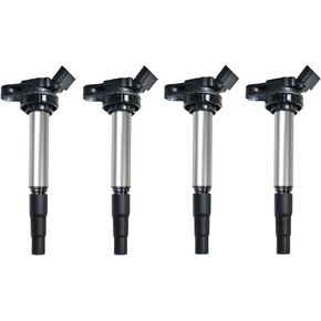 Ignition Coil Pack UF596 Compatible with Toyota Corolla Prius Matrix Scion XD 1.8L 2009-2019 C1714 90919-02252 1.8 L4 4PCS