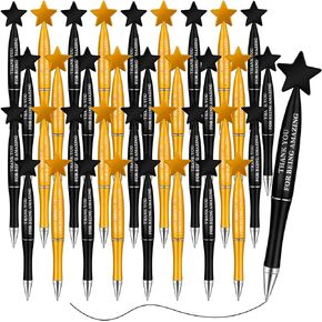 Yeaqee 36 Pcs Thank You Pens Bulk for Employee Coworker Appreciation Pens Thank You for Being Amazing Inspirational Ballpoint Employee Appreciation Gifts for Office Worker Teacher Nurse(Multicolor)