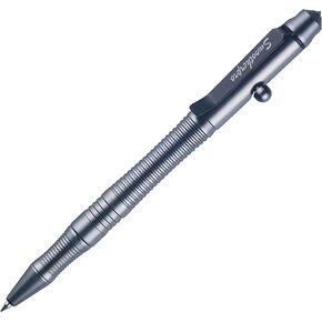 SMOOTHERPRO Bolt Action Pen Compatible with Pilot G2 Refill Durable Stainless Steel Clip for EDC Use Signature in Office School Color Black (TG205)