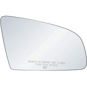 exactafit 8015R Passenger Side Mirror Glass With Adhesive Pads Right Door Replacement Compatible With Audi 2005-2008 A3 A6 S6, 2002-2009 A4 S4 RS4