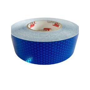 V92 Floor Marking Tape - Solid Blue Floor Tape - 2" x 150' Roll - DOT-C2 and SAE Certified Heavy Duty Gym Floor Tape - High Vis Reflective Tape for Floor - Dot Tape Made in USA