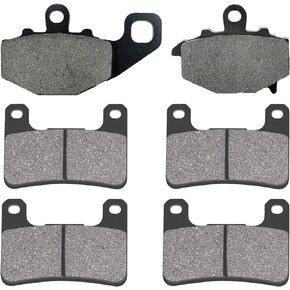 AHL Brake Pads Set for Kawasaki Z1000 HCF Ninja 1000 ABS 2012-2014/ Ninja 1000 ZX1000 ZX1000G ZX 1000 1000G 2011 2012 2013 2014 2015 (Semi-metallic)