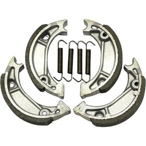 Master Chen Front Rear Brake Shoes for Honda Ruckus 50 NPS50 NPS50S 2003-2023 - Metropolitan 50/50II CHF50 CHF50S CHF50P Jazz 50 2002-2011 - Elite 80 CH80 1985-2007 Rear Brakes Drum 333 MC0238