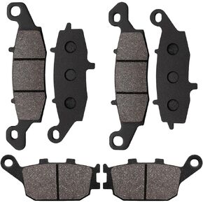 ZICOO Front & Rear Brake Pads for Suzuki DL1000 VStrom 1000 2002-2010 V Strom 650 DL650 2004-2020 SV 650 SV650 2003-2015 GSF 650 Bandit 650 2005-2006 GSR 750 2011-2014 SV 400 2003-2005