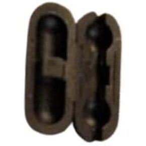 Roll Ease #10 Black Plastic Beaded Stop Chain Connectors (Fifteen)