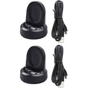 Compatible with Galaxy Watch Charger, Replacement Charging Cradle Dock for Samsung Galaxy Watch SM-R800 SM-R810 SM-R815 Smart Watch (2 Pack)
