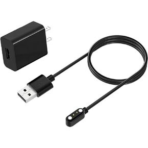 شاحن الساعة الذكية كابل شحن USB مغناطيسي لـ TOZO S5 S4 S3 S2، UMIDIGI Uwatch 3S 3 2 2S urun، GRV FC1، Kospet Tank M1 Pro، Rgthuhu AMAZTIM C20، ZURURU H98 جهاز تعقب اللياقة البدنية