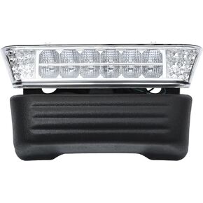 مجموعة أدوات الإضاءة الأمامية LED لعربة الجولف متوافقة مع سيارة النادي السابقة 2004-Up الأمامية لاستبدال ضوء الرأس 12 فولت مجموعة أدوات الإضاءة مع مصد لسيارة النادي السابقة بالغاز والكهرباء
