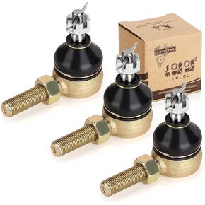 10L0L Ball Joint Kit for Club Car DS Golf Cart Gas & Electric 1976-2008, Set of 3 Tie Rod End, Replace OEM 7539 7540