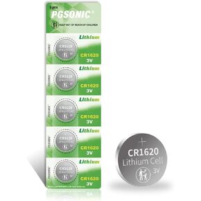 CR1620 3V Lithium Battery (5pcs)