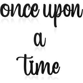 Once Upon a Time Sign Once Upon a Time Wood Read Sign Wooden Kids Reading Nook Decor Nursery Wall Decor for Kids Room Living Room Bedroom Bookshelf Birthday Present Home Decor