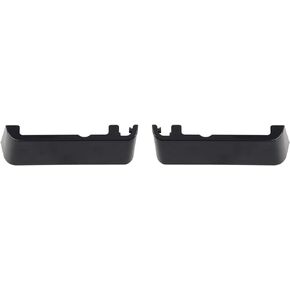 ITrims Car Accessories for Toyota Prado J120 FJ120 2003-2009 Roof Rack Rail End Luggage Protector Center Cargo Rack Cover Shell Cap Trims ABS Black 2PCS